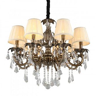 Подвесная люстра 70*64-150 см, 8*E14, 40W, Omnilux Omnilux  308 OML-30813-08, бронзовый