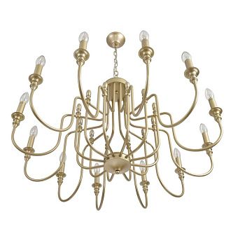Люстра *85*52,5-102 см, 12*E14*40W, Lumion Suana LUM8318/12, золотой