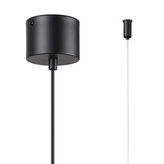 Подвесной светильник 7*36*120 см, 2*G9 Lumion TORONTO 6561/2 черный, прозрачный