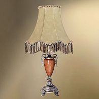 Настольная лампа Good light (Фотон) с абажуром 24-30/13378, бронза, бежевый