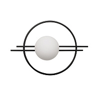Бра 40* см, 1*G9*7W, Loft It 10143 Black Circle, Черный