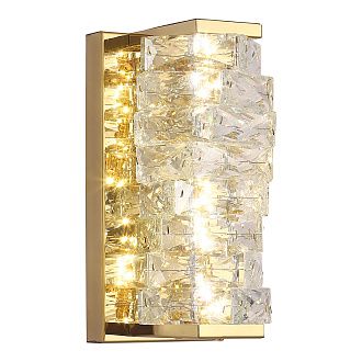 Бра Lussole LSP-7066, 11*25 см, блестящее золото