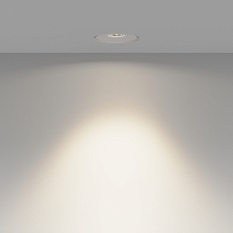 Встраиваемый светильник 9,9*9,9*4,9 см, LED, 9W, Maytoni Technical Move DL060-9W3-4-6K-TRS-W белый, вр 11 см