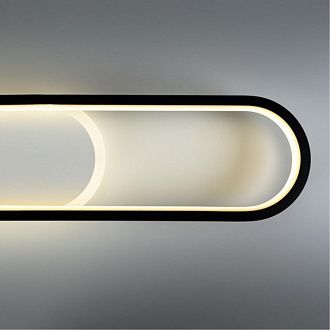 Бра 80 см, 32W, 4000K, Arte Lamp LUCAS A2600PL-32BK, черный-белый