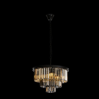 Подвесная люстра Loft IT Prism 10018/500C, диаметр 50 см, черный