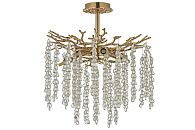 Люстра потолочная *46*55 см, 6*G9*40W, Dio D`arte Tavenna Gold Tavenna H 1.3.46.800 G, золотой