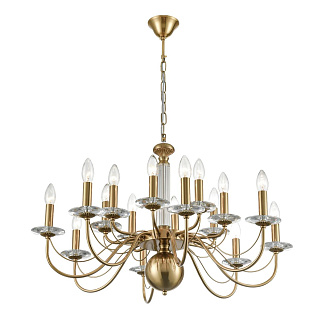 Люстра подвесная 80*95 см, 16*E14 Lumion Incanto 8033/16 медь
