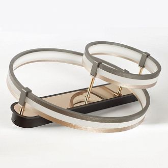 Люстра потолочная *64*17-17 см, 1*LED*40W, 4000K, Lussole Hidalgo LSP-7440, серый