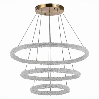 Люстра подвесная 80 см, 105W 3000 - 6500K ST LUCE AVANA SL6110.203.03 Золотистый