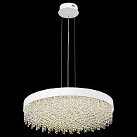 Подвесная люстра 80 см, 110W, 3000K, Wertmark Cecilia WE164.08.003, белый