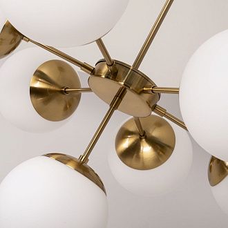 Подвесной светильник Copper Light Chandelier 7 80*80*48 см, 7*E14*40W, ImperiumLoft 40.1492, Золотистый