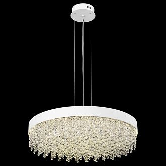 Подвесная люстра 80 см, 110W, 3000K, Wertmark Cecilia WE164.08.003, белый
