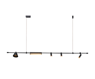 Светильник 180 см, 25W, 4000K, Kink Light 07616-180L,19, черный