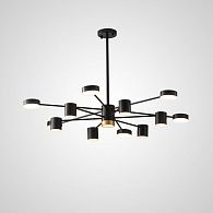 Люстра на штанге MERILL D104 104*104* см, 13*LED*5W, 3000K, ImperiumLoft MERILL01, Чёрный