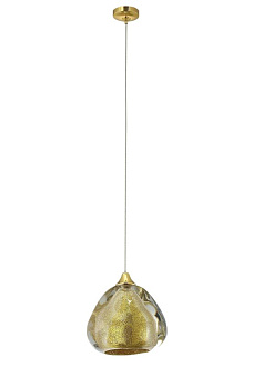 Светильник подвесной 12 см, Crystal L ux VERANO SP1 GOLD Золото