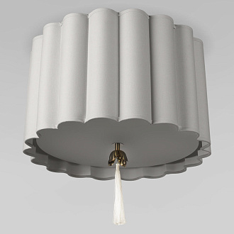 Потолочный светильник 47*46 см, 3*E14 LOFT IT Mellow 10306 Grey linen латунь