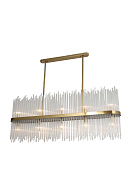 Люстра L1200 x W170 x H660 (940), мм, 10*40W (400W), BRASS(Латунь) NewRgy 40333/10 BRASS