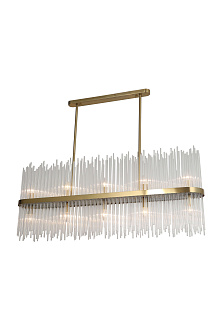 Люстра L1200 x W170 x H660 (940), мм, 10*40W (400W), BRASS(Латунь) NewRgy 40333/10 BRASS