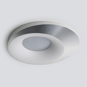 Встраиваемый точечный светильник 124 MR16 белый/серебро Elektrostandard