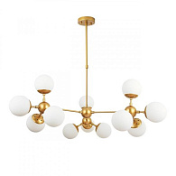 Подвесной светильник 90*36 см, 12*E14 золотистый Arte Lamp Bolla A1664SP-12GO