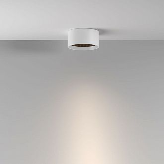 Накладной светильник 8 см, 7W, 3000K, Maytoni Glare C122CL-L7-3K-W, белый