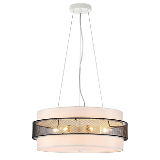 Потолочный светильник 50*20 см, 5*E27 Lumion ANIMAISA 8002/6C черный, белый