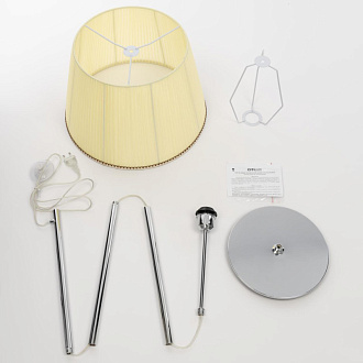 Торшер 42*162 см E27*75 W, Citilux Линц Хром+Кремовый CL402973