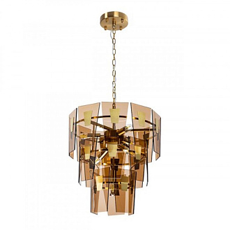 Светильник подвесной 48*48 см, 6*E14 полированная медь Arte lamp Sophia A4066LM-6PB