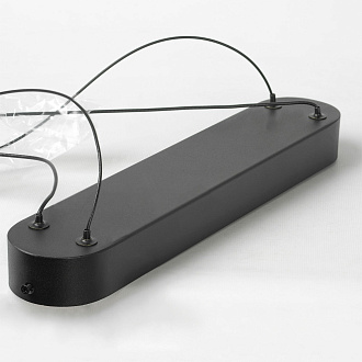 Линейно-подвесной светильник 120*6*35/150 см, 1*LED*28W Lussole Henry LSP-7304 черный