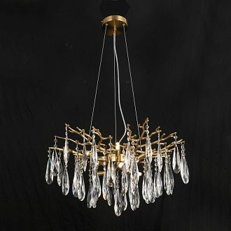 Люстра подвесная *60*45-100 см, 8*G9*20W, Lussole  LSP-6048, бронзовый