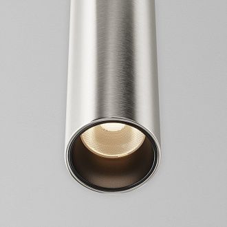 Трековый светильник  TR155-1-5W3K-PT *3,5*-30 см, *LED*5W, K, Maytoni technical FLARITY TR155-1-5W3K-PT, Платина