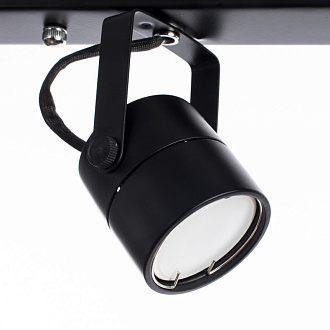 Спот Arte Lamp Lente A1310PL-4BK, черный
