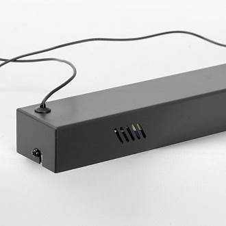 Линейно-подвесной светильник 200*6*15/150 см, 2*LED*15W 4000K Lussole Gilmer LSP-0934 черный