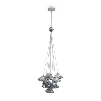 Подвесной светильник 35*135 см, 10*G9, 400W, Freya Eatery FR5488PL-10CH хром