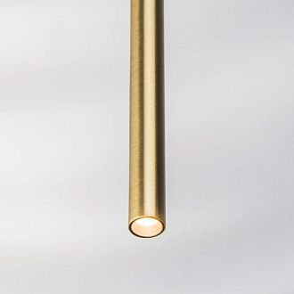 Подвесная люстра *34*81-161 см, *LED*40W, 4000K, Lightstar Tubo L8T747443, золотой