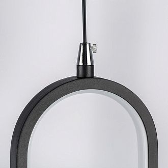 Подвесной светильник *12*50-250 см, *LED*8W, 3000K, Lightstar Saturno 749017, черный
