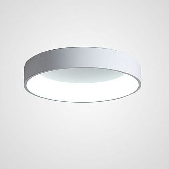 Потолочный светодиодный светильник TRAY D80 White 80*80*13 см, 1*LED*45W, 3000K, ImperiumLoft TRAY01, Белый