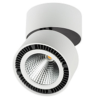 Светильник накладной 12,6 см, LED*40W, 3 000 К, Белый; Черный Lightstar Forte Muro 213850