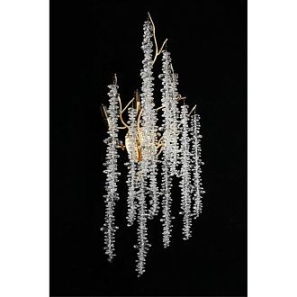 Бра 16*40*60 см, 3*G9, 5W, Aployt PAULINA APL.848.01.03, золотой
