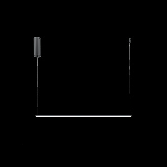 Подвесной светильник 80*1,7*316,7 см, LED, 10W, 4000К, Maytoni Halo MOD246PL-L16BK черный