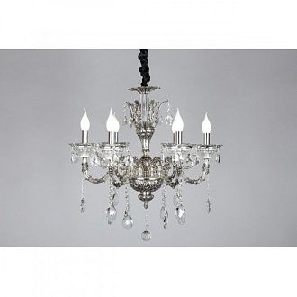 Подвесная люстра 63*82-132 см, 6*E14, 40W, Omnilux Omnilux  705 OML-70503-06, хром