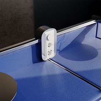 Рамка стеклянная Voltum S70 на 3 поста, белый,матовый,стекло Стекло/пластик матовая VLS110302