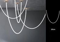 Светильник подвесной ElegantLight DZN-8310 SILICONE  D22/H2000/1/LED/4000K 24-07 (1/10) 220v