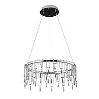 Подвесной светильник 18*76 см, 1*LED, 53W, 4000K Divinare Rotondo 1019/02 SP-70, Хром