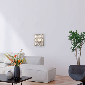Бра 14*20*29 см, 1*E14 сатин никель Vele Luce Sophie VL3233W01