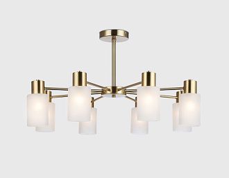 Подвесной светильник 72*72*38,5- см, 8*E14*40W, K, Ambrella Light Traditional TR9584, латунь