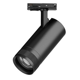 Светильник BARRA с тонким адаптером *7,2*17 см, *20W, 2700-4200-6000K, Lightstar Canno Pro C4207SS, Черный