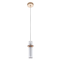 Подвесной светильник 9*9*190 см, LED 12W, 4000K, Золото MODELUX ML.3316.1