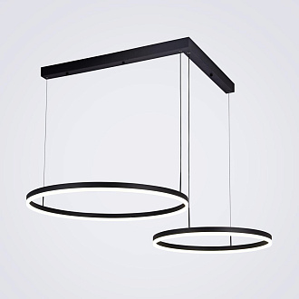 Подвесной светильник 125*95*124 см, LED 102W, 3000 / 6000K, Черный LED4U L91071-800-600