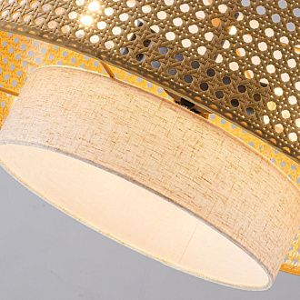 Подвесная люстра 50 см, Favourite Organicum 4768-3P, черный